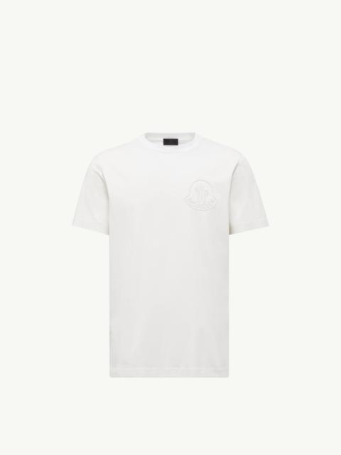 Three-Dimensional Logo Cotton T-Shirt