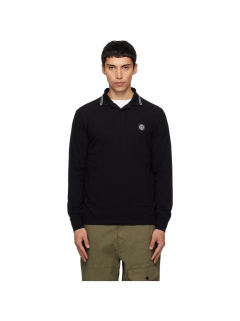 Black 2200012 Organic Cotton Piqué Polo