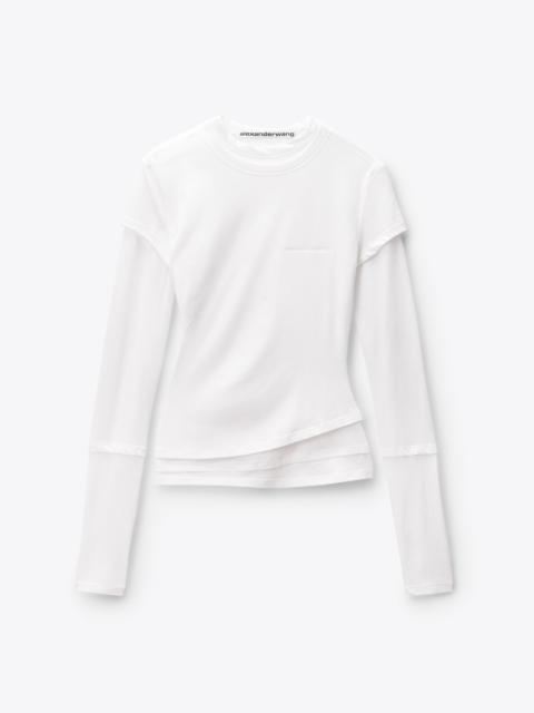 Layered Long Sleeve Top