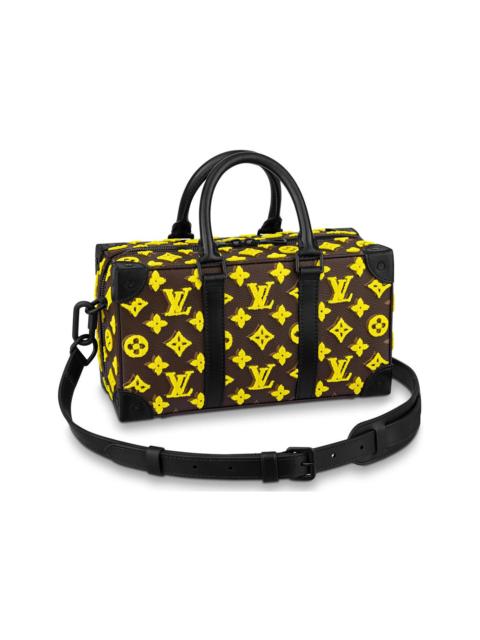 Louis Vuitton Trunk Speedy Monogram Tuffetage Yellow
