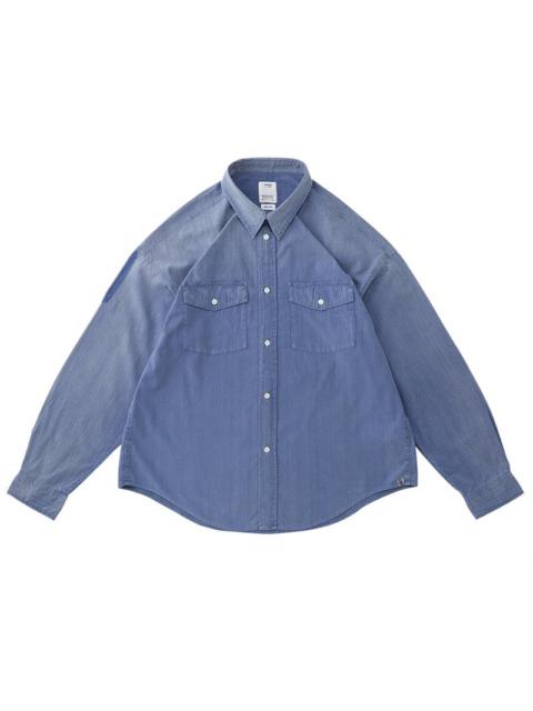 PIONEER CHAMBRAY L/S CRASH (C/S) INDIGO