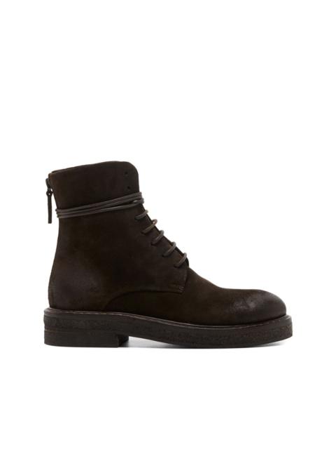 Parrucca lace-up zip boots