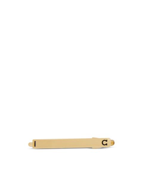 Gancini-embellished tie clip
