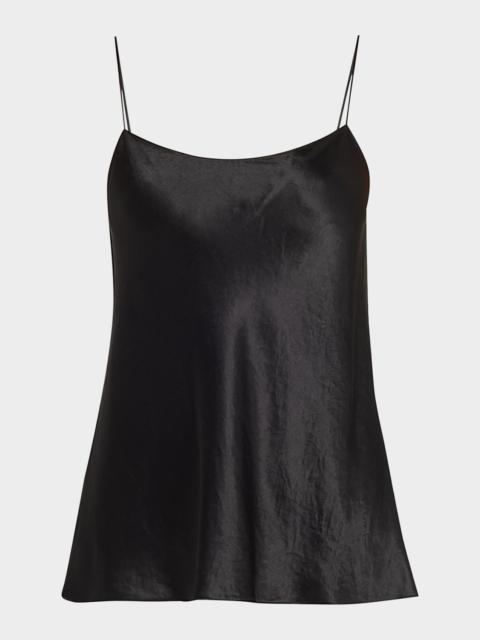 Satin Scoop-Neck Cami
