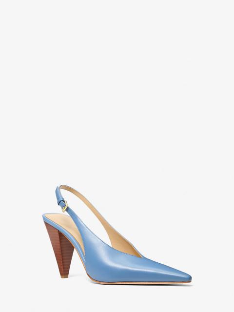 Electra Leather Slingback Pump
