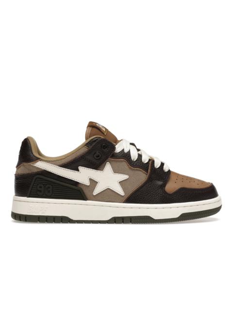 A Bathing Ape Bape SK8 Sta Brown Ivory