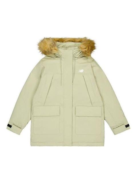 (WMNS) New Balance Winter Mid-Down Jacket 'Lime Green' AWJ34305-FUG