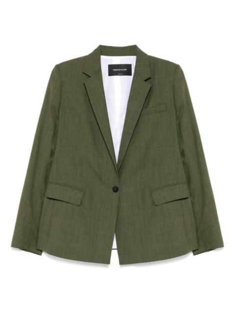 single-breasted blazer