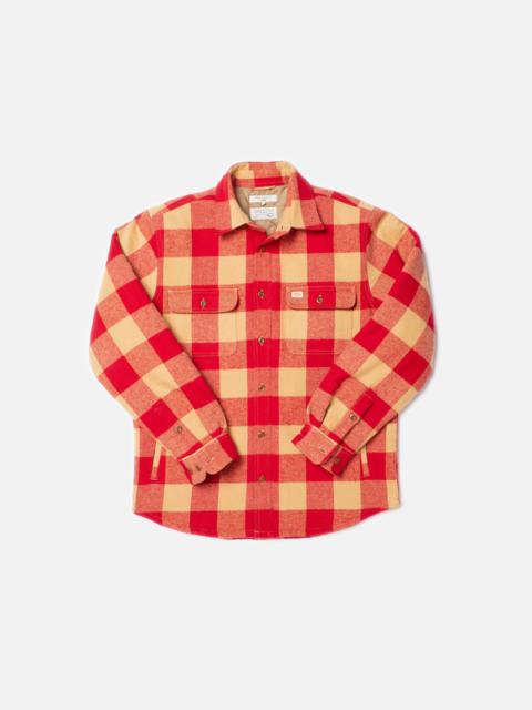 Glenn Padded Check Shirt Red