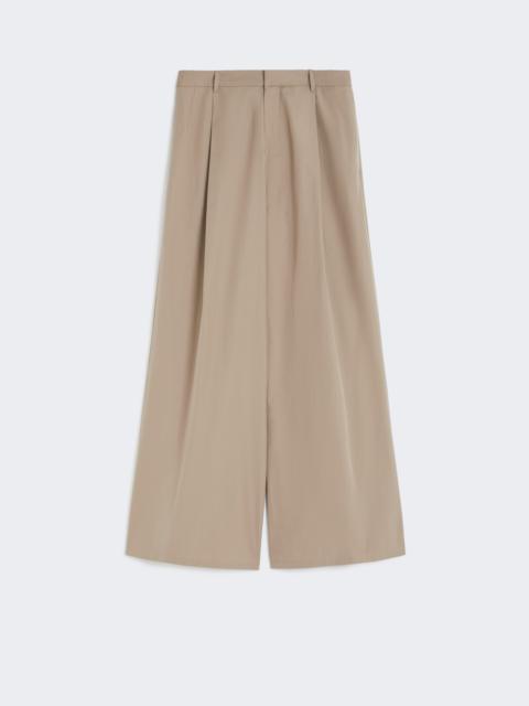 NORA Wide-fit cotton poplin trousers