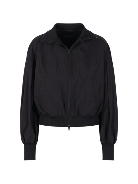 zip-up bomber jacket