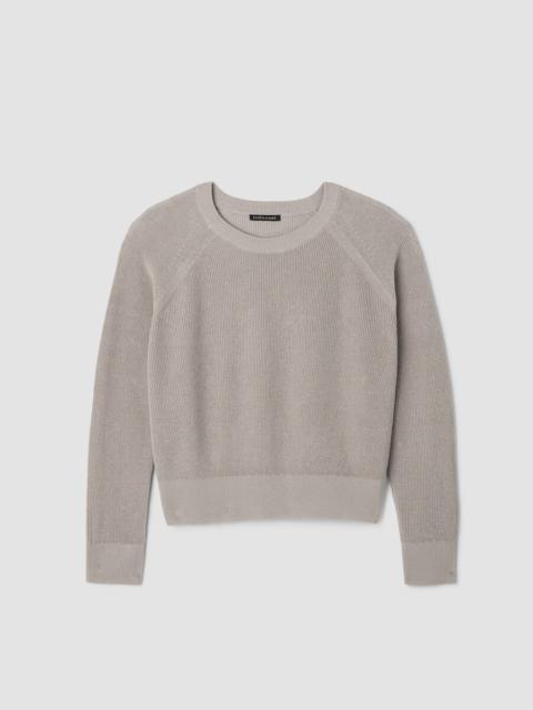 Organic Linen Cotton Wedge Sweater