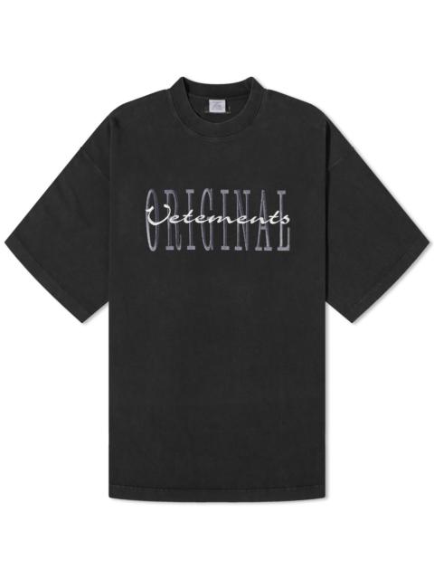 VETEMENTS Original Logo T-Shirt