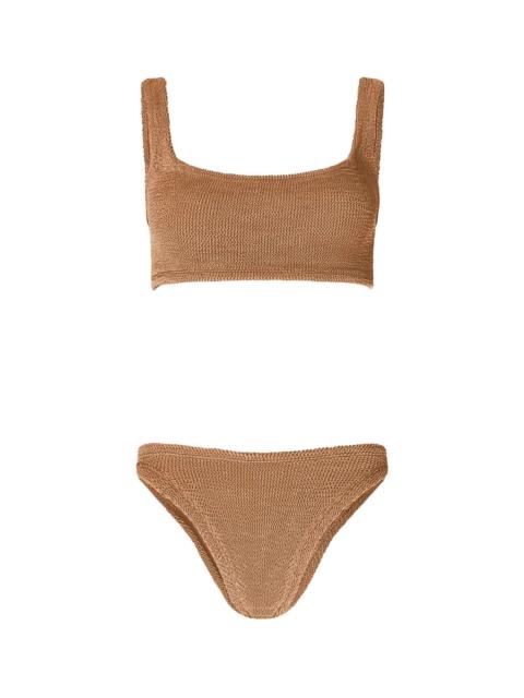 XANDRA BIKINI METALLIC COCOA