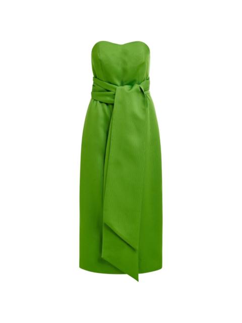 Juror sleeveless tie-detail midi dress
