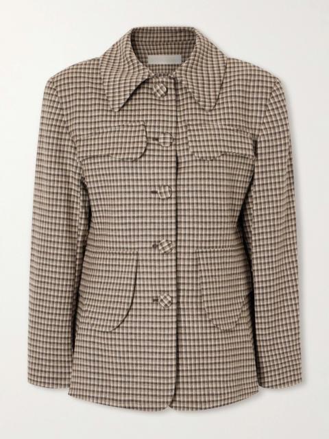 Tamara Plaid Wool-blend Blazer