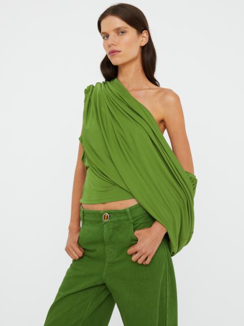 Aiba Draped Jersey Tee