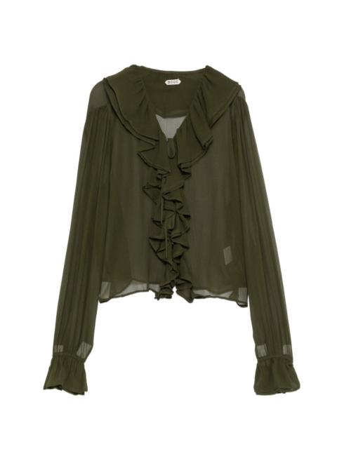 Flounce blouse