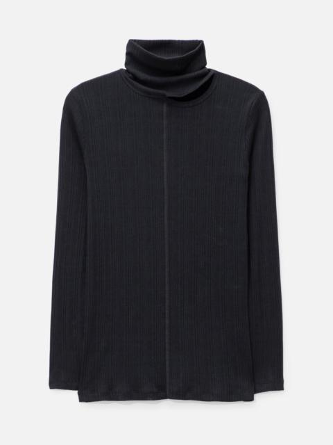 TURTLENECK WITH ASYMMETRICAL OPENING