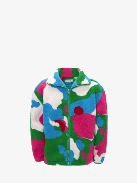 GRAPHIC FLEECE JACKET