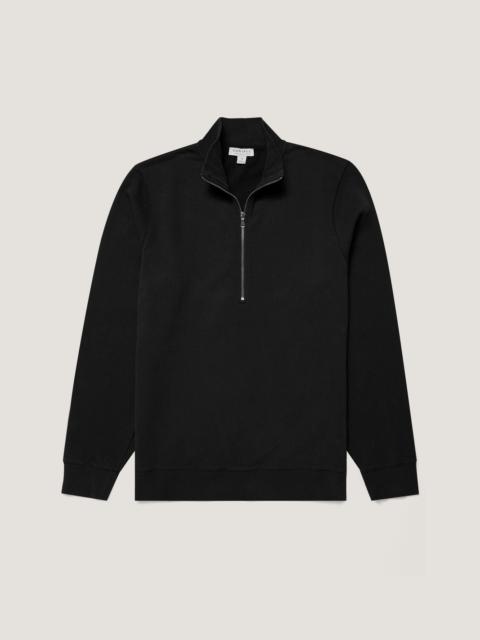 Half Zip Loopback Sweatshirt