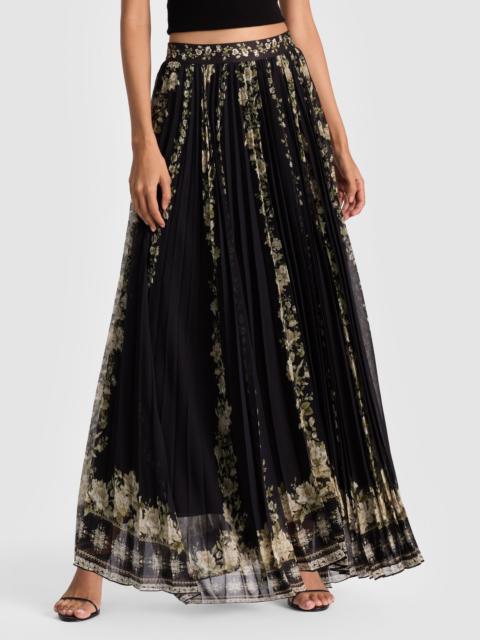 KATZ PLEATED MAXI SKIRT