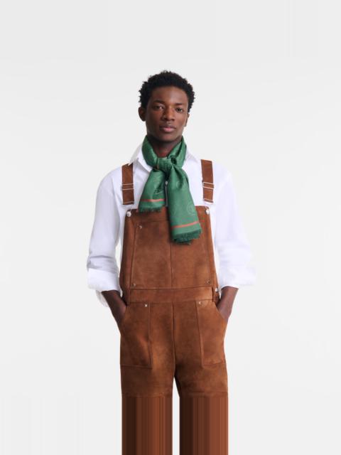 La Médaille Longchamp Shawl British Green - Cotton blend