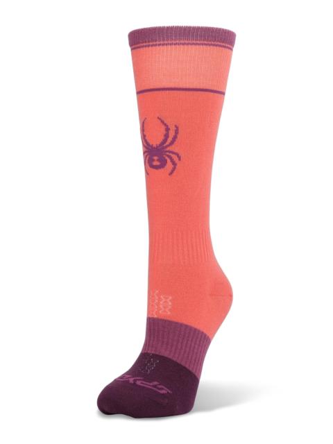Womens Pro Liner Socks - Coral Haze