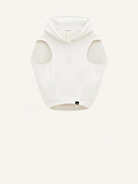 HOODIE SLEEVELESS SPACE FLEECE