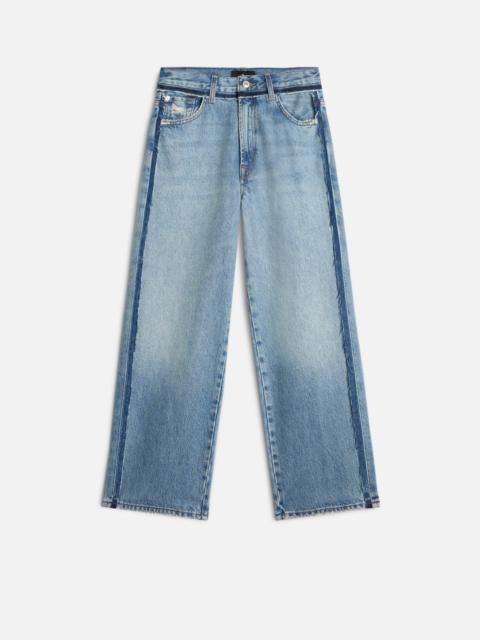 STOVEPIPE STRAIGHT ANKLE in MANKIND Sapphire Dust