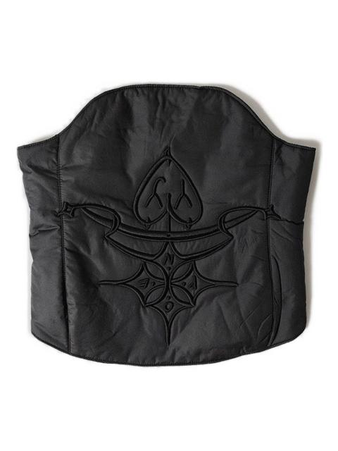 quilted embroidered top