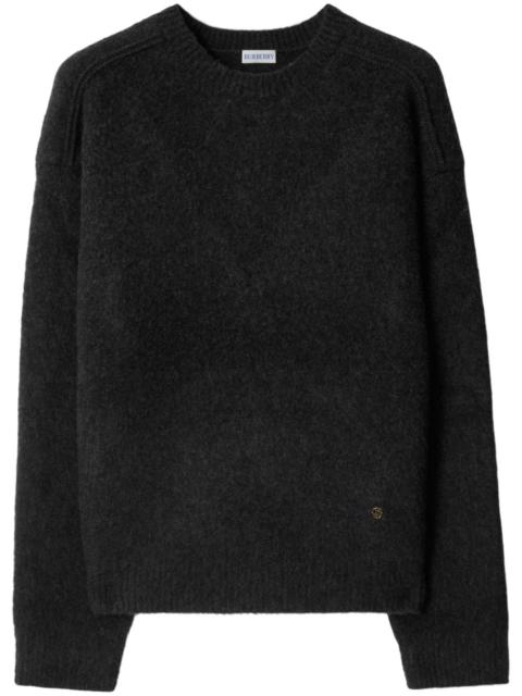 crew-neck knit jumper