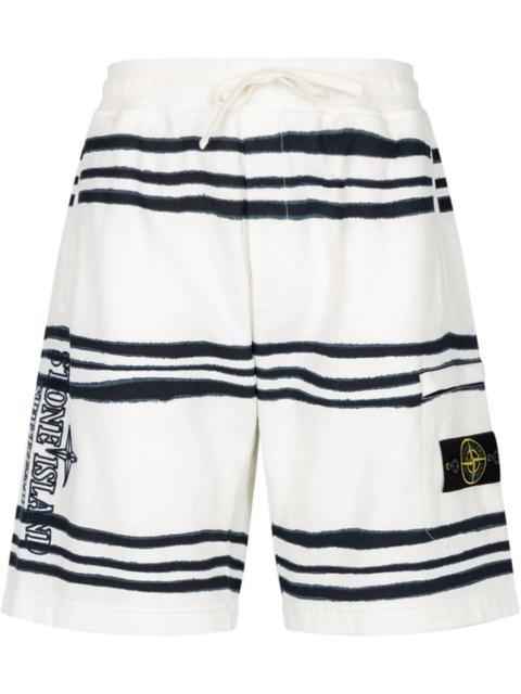 x Stone Island striped shorts