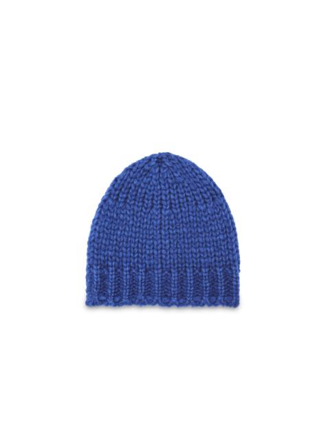 Pacino Knit Hat in Cobalt Welfat Cashmere