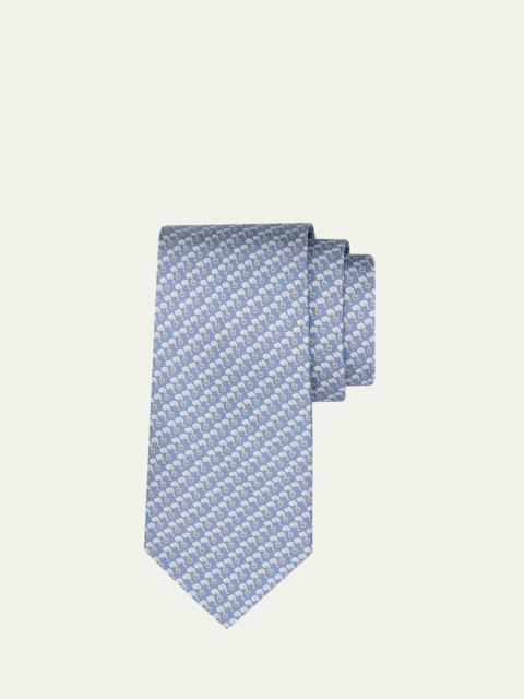 Men's Gancini Elephant Tie