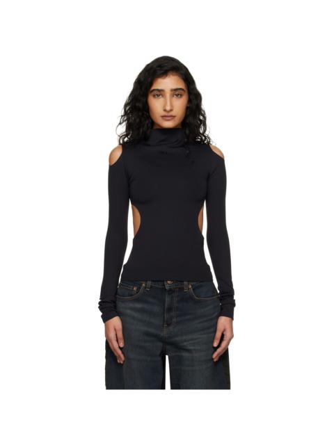 Black Sleek Meteor Top