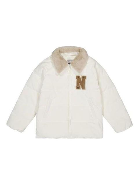 (WMNS) New Balance Warm Heavy Puffer Coat 'White Beige' NPD4E122-IV