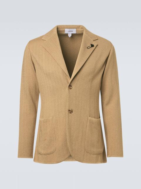 Cotton-blend blazer