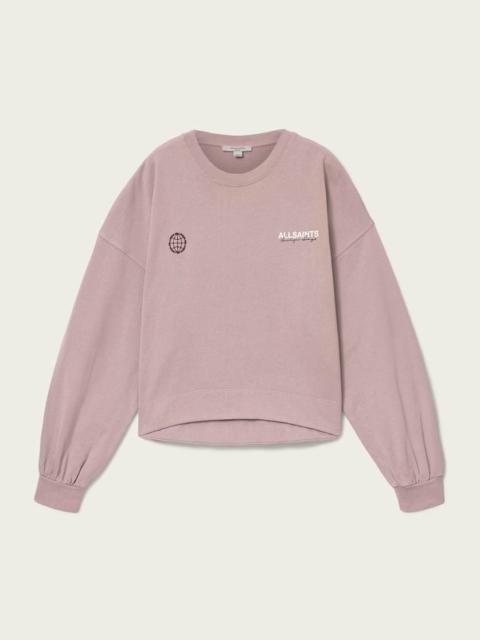 EMBLEM OVERSIZED LILA SWEATSHIRT