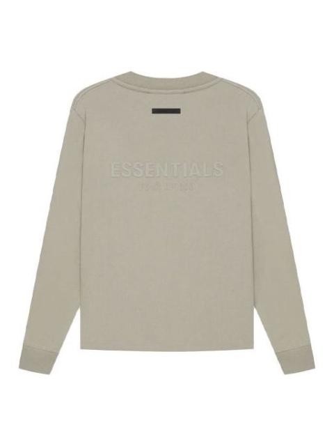 Fear of God Essentials SS21 Long Sleeve Tee Moss FOG-SS21-585
