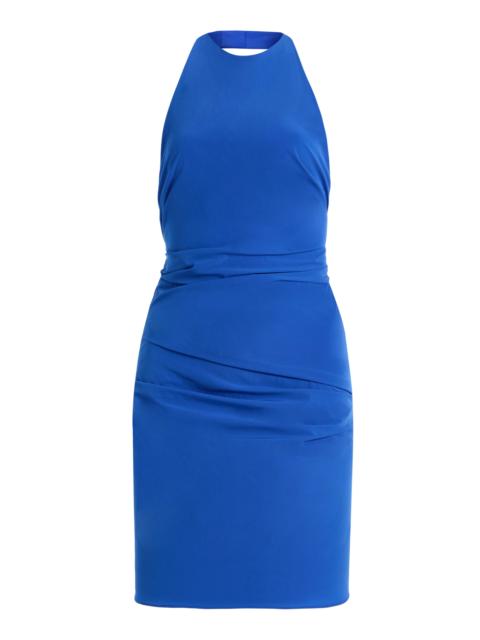 Sol Ruched Mini Dress blue