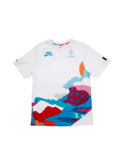 Nike SB x Parra France Federation Kit Crew Jersey White/Neptune Blue