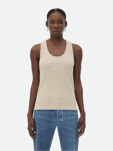 Melange Cotton Rib Tank Top