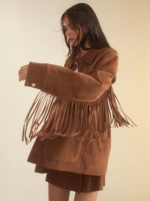 Westward Fringe Suede Jacket