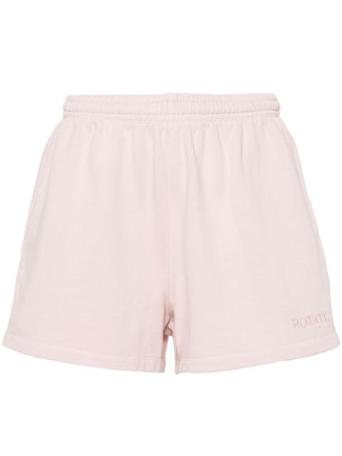 logo-embroidered track shorts