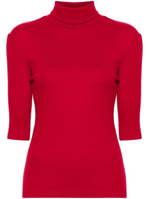 roll-neck top