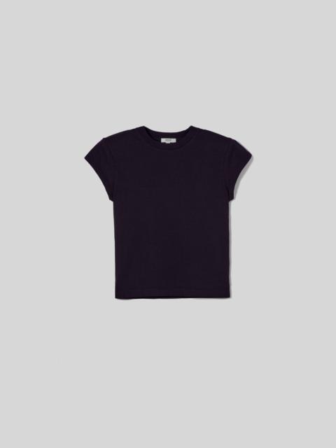 BRYCE CAP SLEEVE TEE IN BLACK