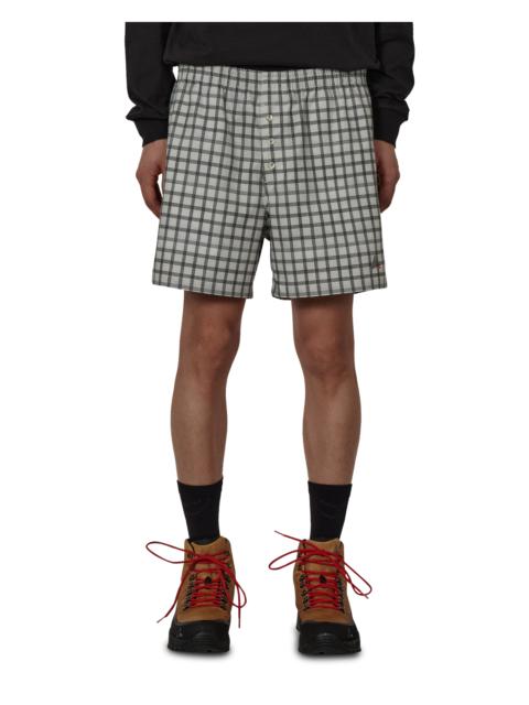 Aair Floweave Printed Check Shorts