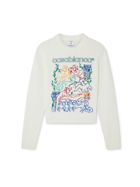 Embroidered Jumper | Casablanca Paris