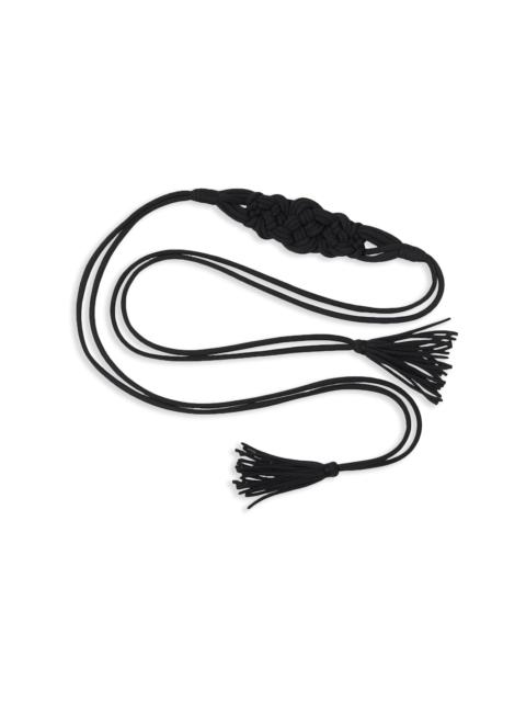 Palm tie-fastening belt